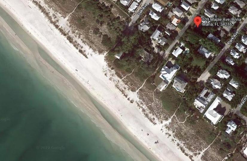 Casa Posada - So Close You Can Hear The Waves Historic Beach Cottage W Beach Gear Anna Maria Dış mekan fotoğraf